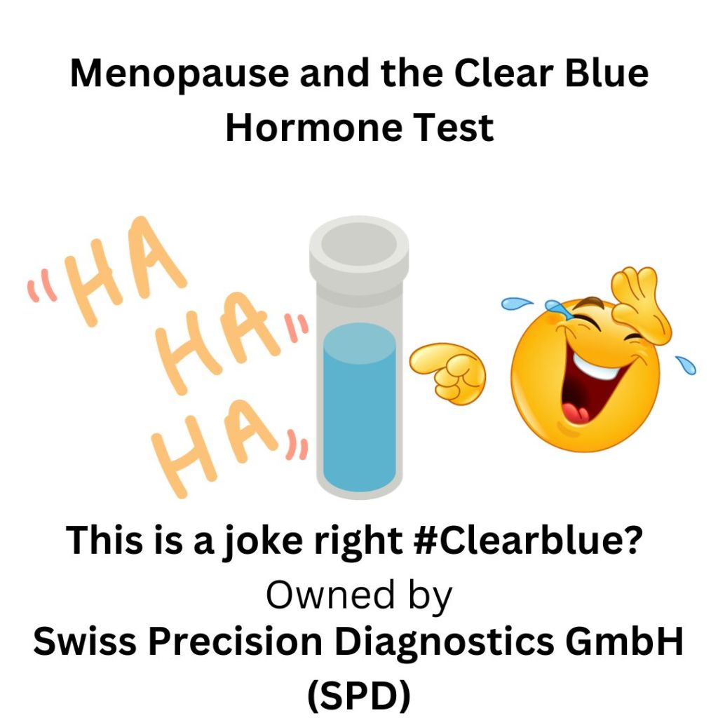 This is a joke right #Clearblue? 

All this test is a Follicle Stimulating Hormone Test – FSH for short.

First, why would I pay for this test when my doctor will do it for free?