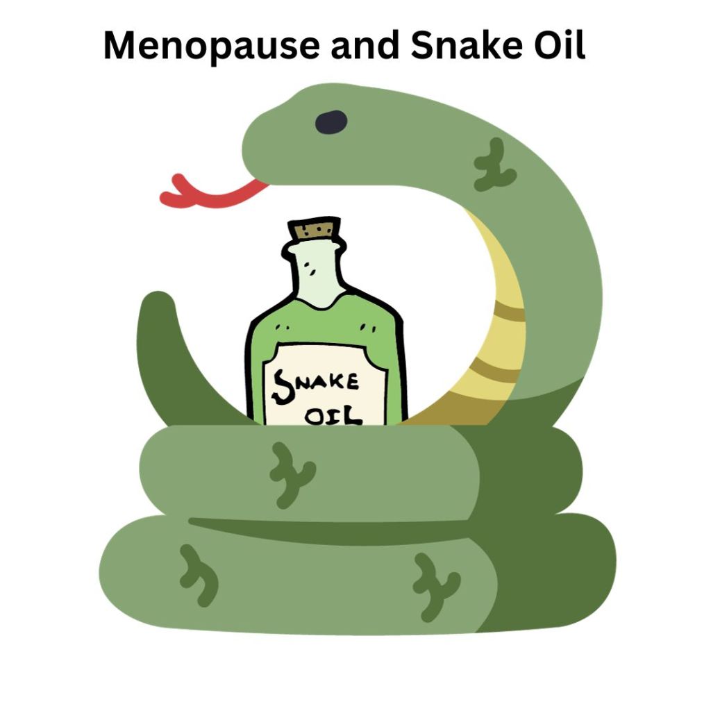 Take the Menopause Specialist... the designation “menopause specialist” isn’t recognized by the American Board of Medical Specialties....so they are snake oil salespeople. And so many want you to go on HRT. But this is a thing now. Just great. (Sarcastic remark).
